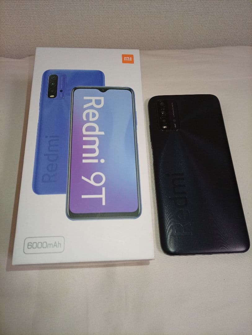 Xiaomi Redmi 9T 本体 6000mAh大容量バッテリー美品