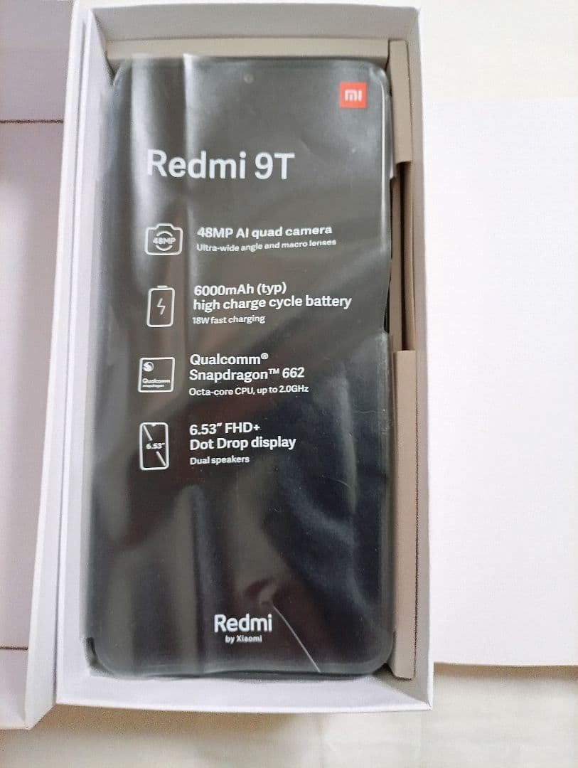 Xiaomi Redmi 9T 本体 6000mAh大容量バッテリー美品