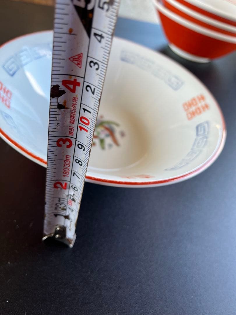 昭和レトロラーメン鉢ヴィンテージとカップ7個セット