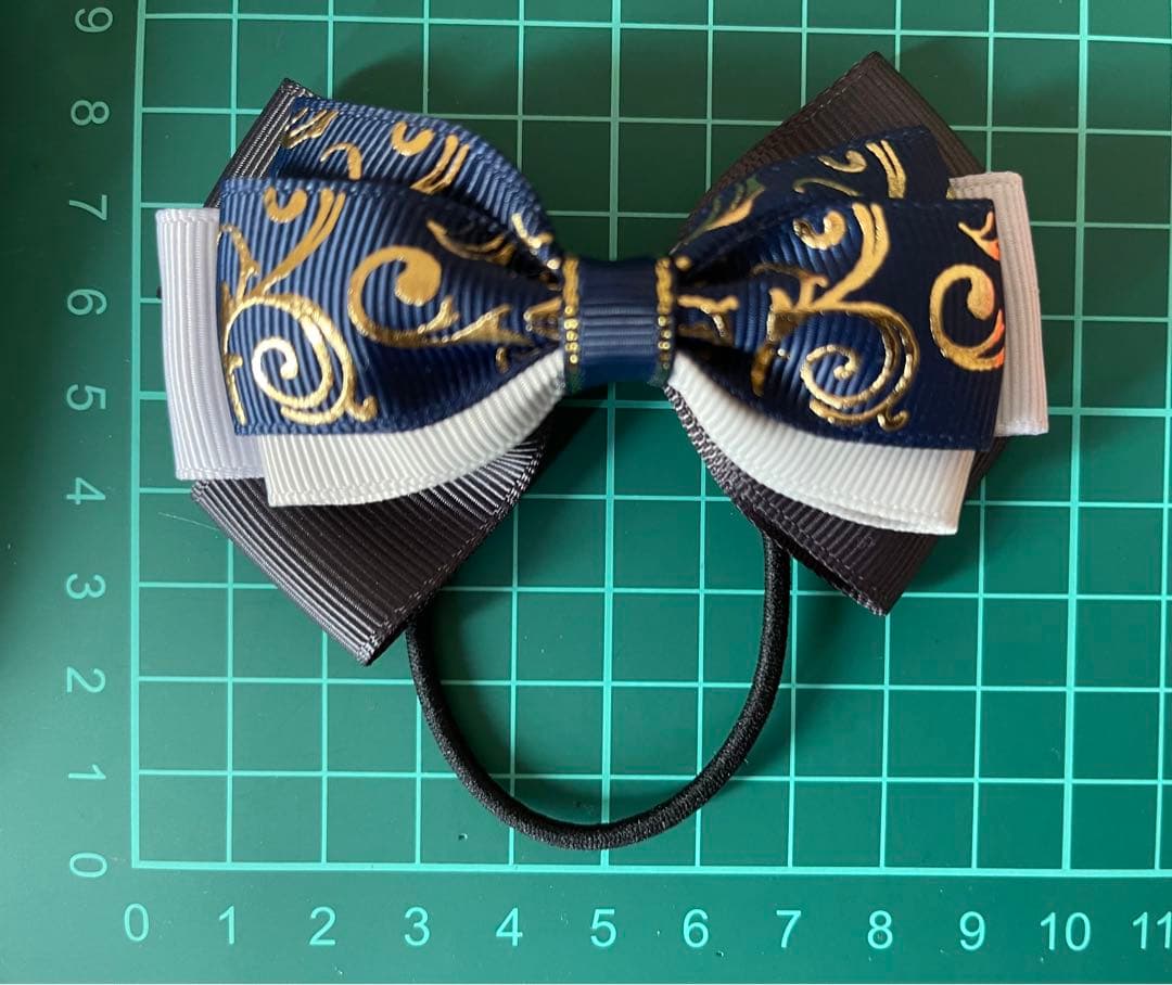 No.167 ヘアゴム　キッズ　リボン　ハンドメイド