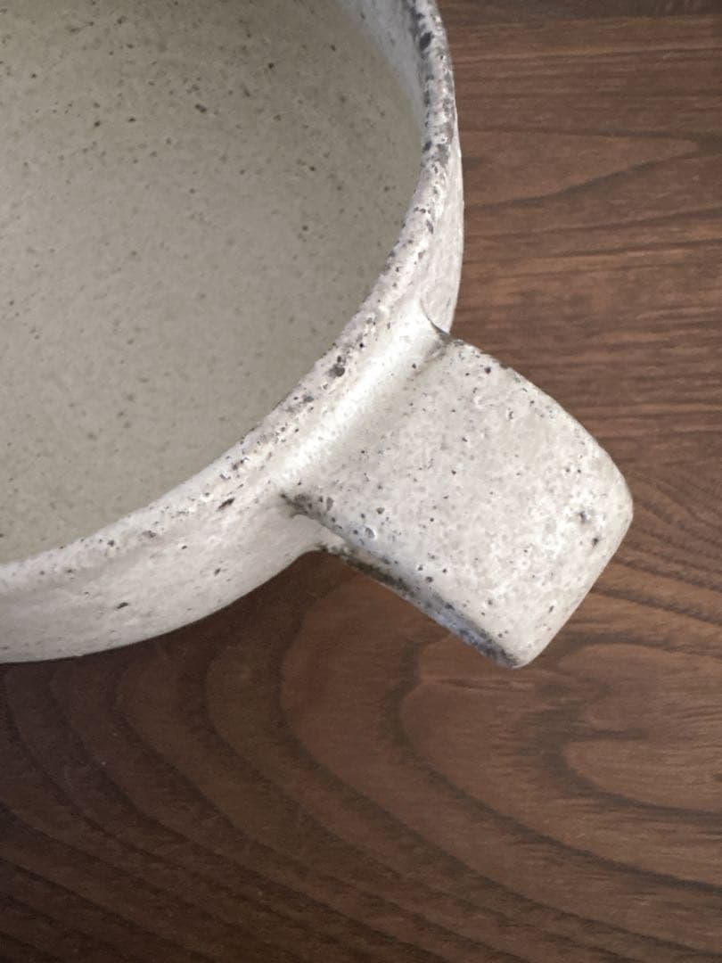 小谷田潤 スープマグカップ　白　2個セット　作家もの