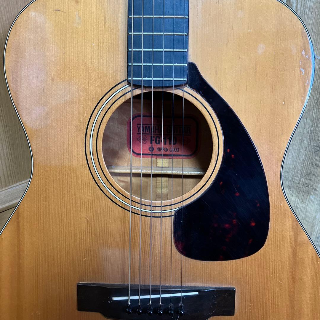 【激レア★横ロゴ】YAMAHA fg110 赤ラベル