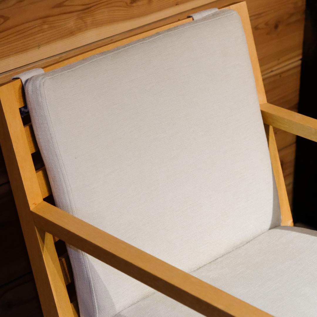 WISE・WISE ワイスワイス AKI アキラウンジチェア オーク材