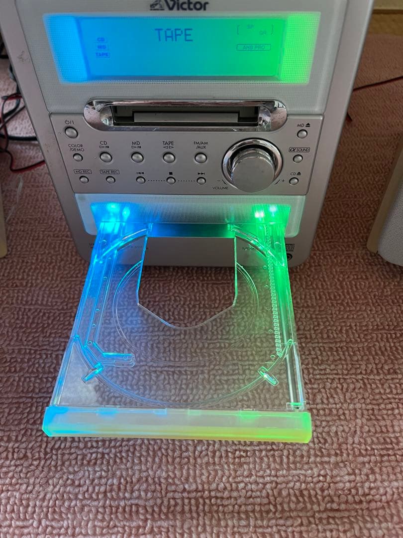 CD MD カセット　コンポ