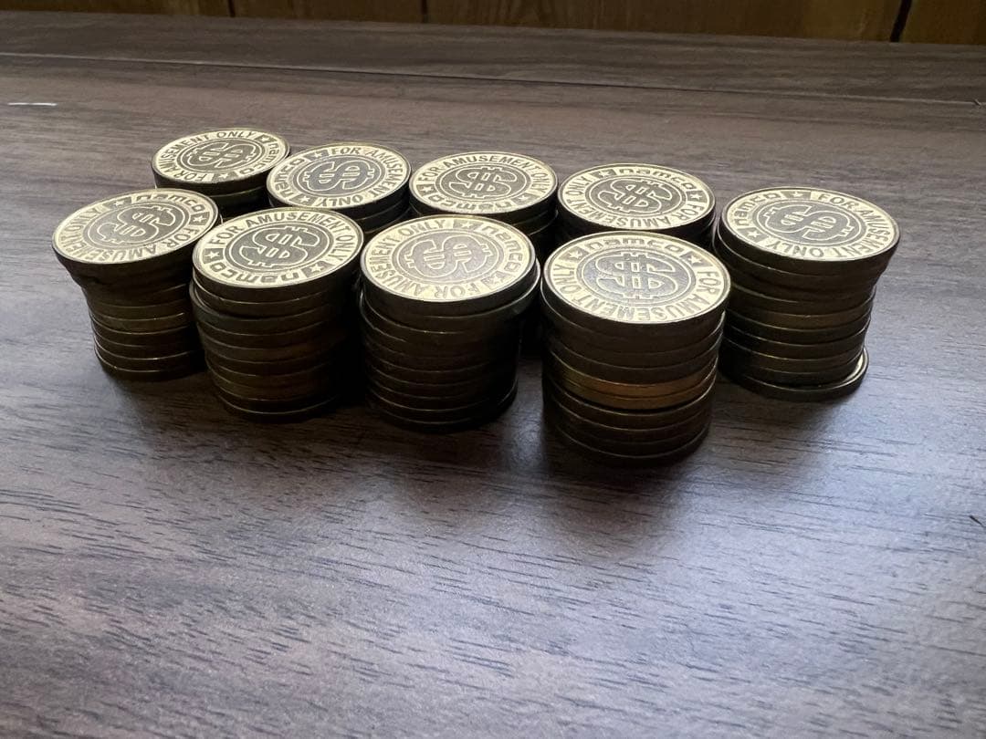 レトロ　ナムコ メダル  アミューズメント namco 90枚　金色