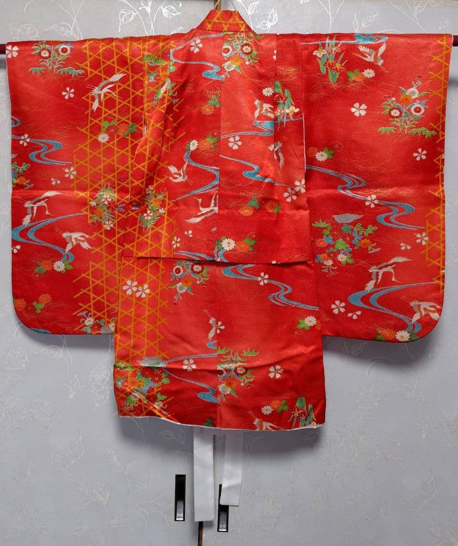 RK539子供着物着丈センチ裄丈40センチ非常に綺麗美品正絹