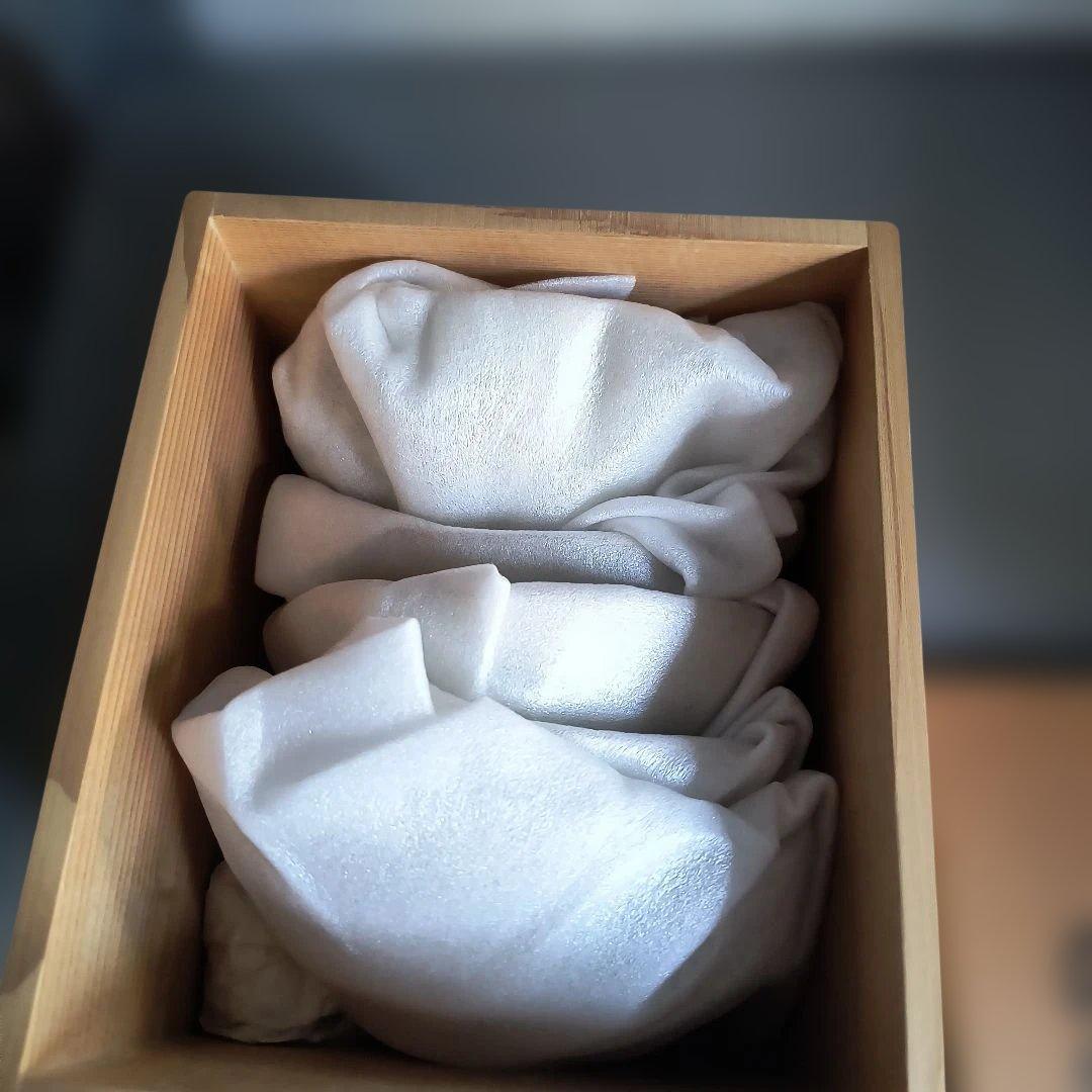 陶器茶碗5個セット 木箱入り