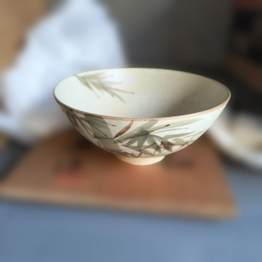 陶器茶碗5個セット 木箱入り