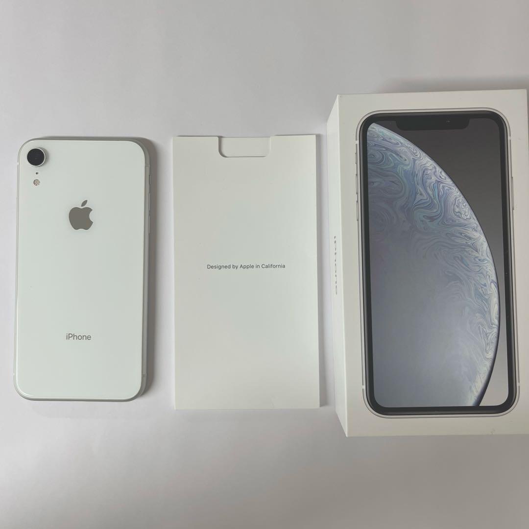 美品 iPhone XR 64G 白 本体