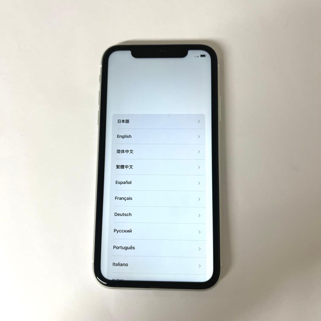 美品 iPhone XR 64G 白 本体