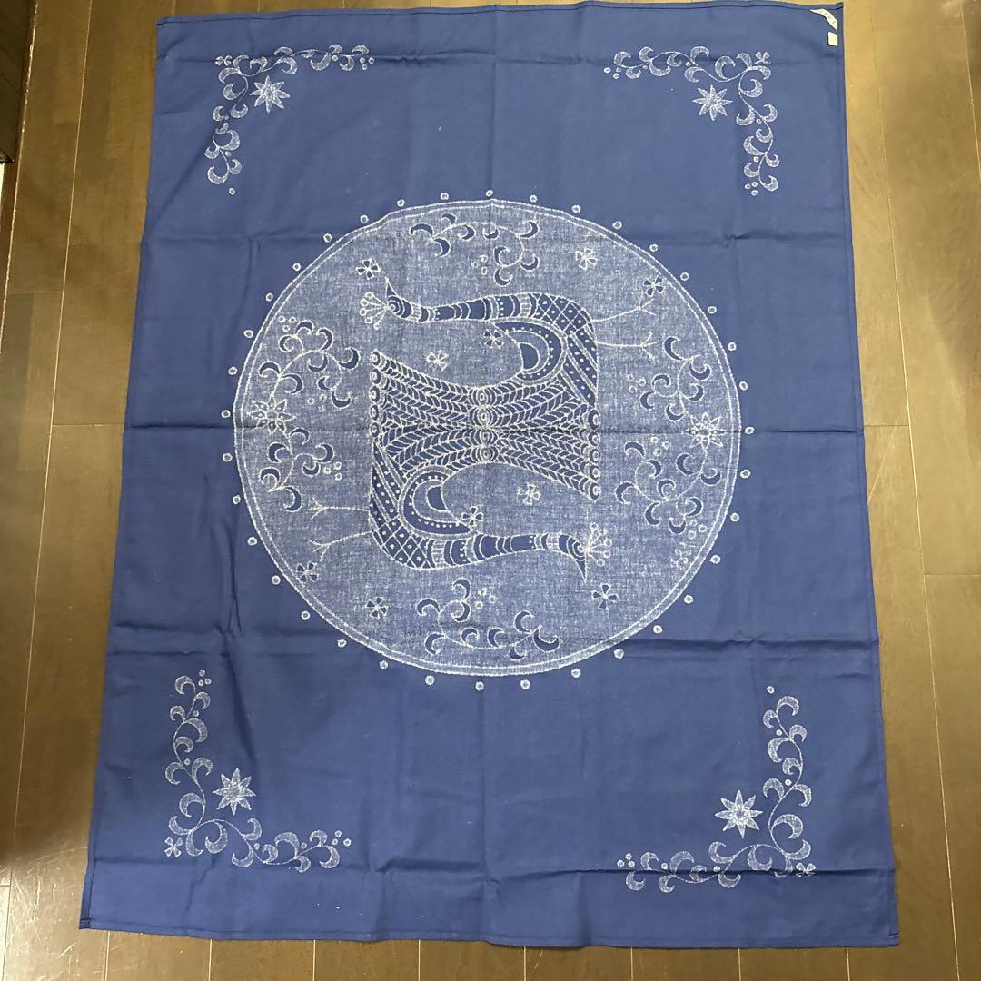 美讃靑彣 ふじみやび 染織作家 綿貫宏介 テーブルクロス/タペストリー 綿100