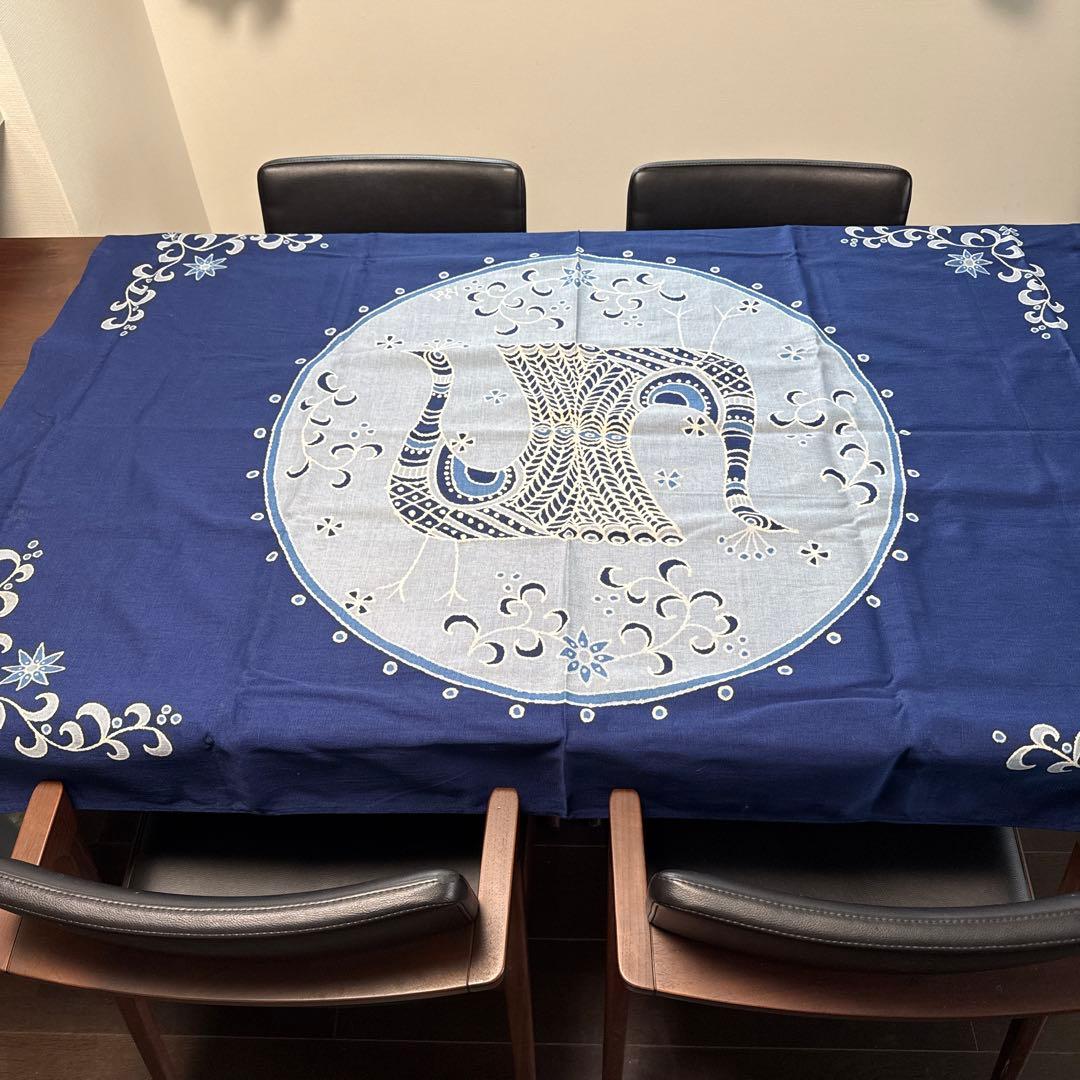 美讃靑彣 ふじみやび 染織作家 綿貫宏介 テーブルクロス/タペストリー 綿100