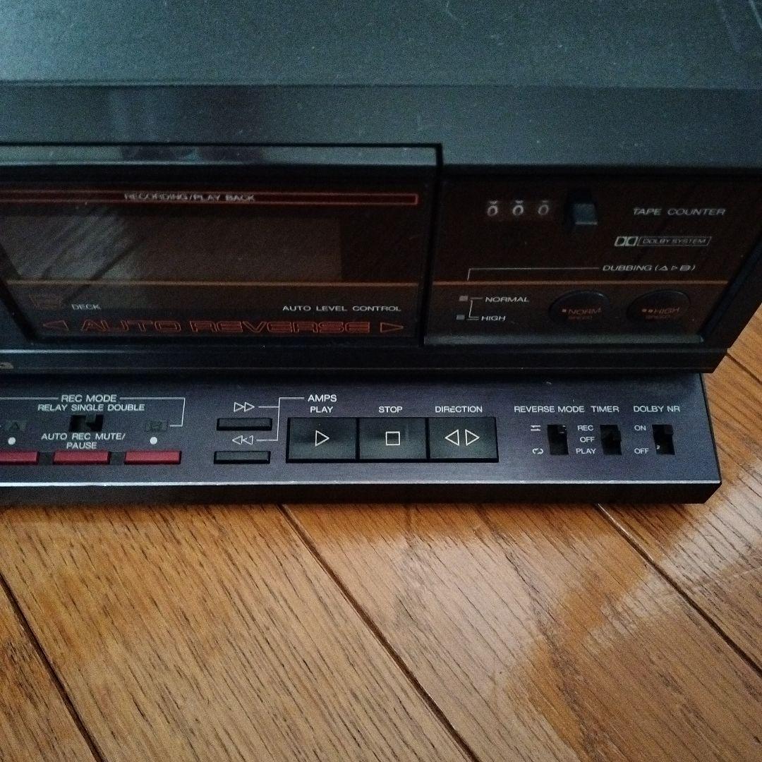 【当時物】Sansui ダブルリバースカセットデッキ　33CD-R用