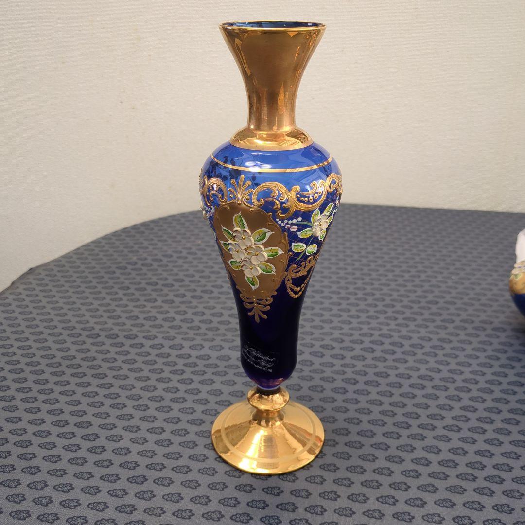 ベネチアンガラス　ムラーノ　３点セット