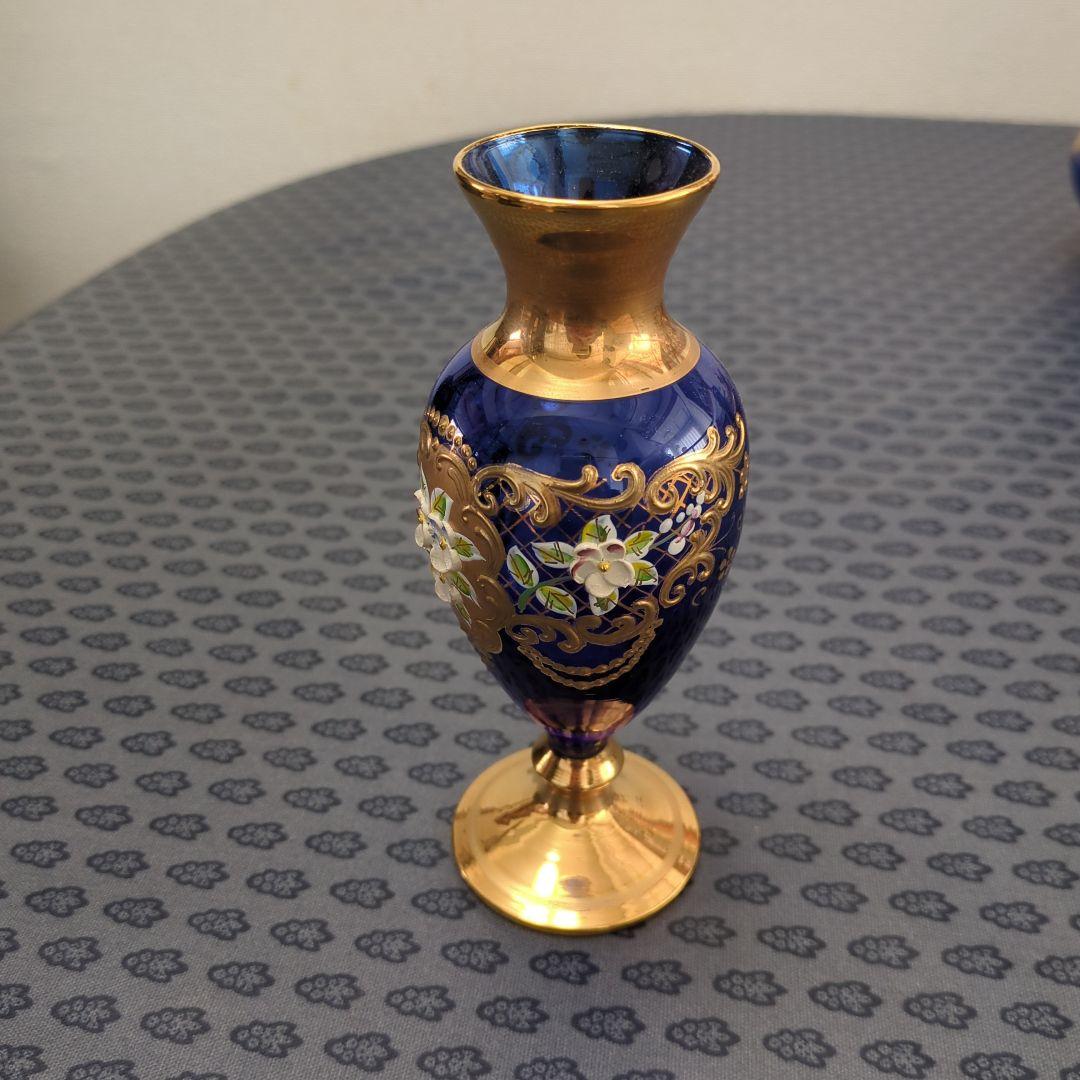 ベネチアンガラス　ムラーノ　３点セット