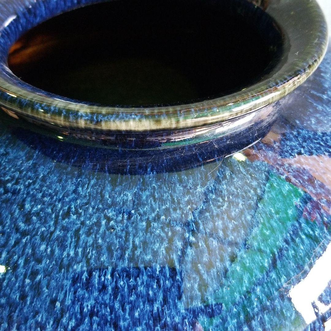 信楽焼 花瓶 生子平 高さ２３cm