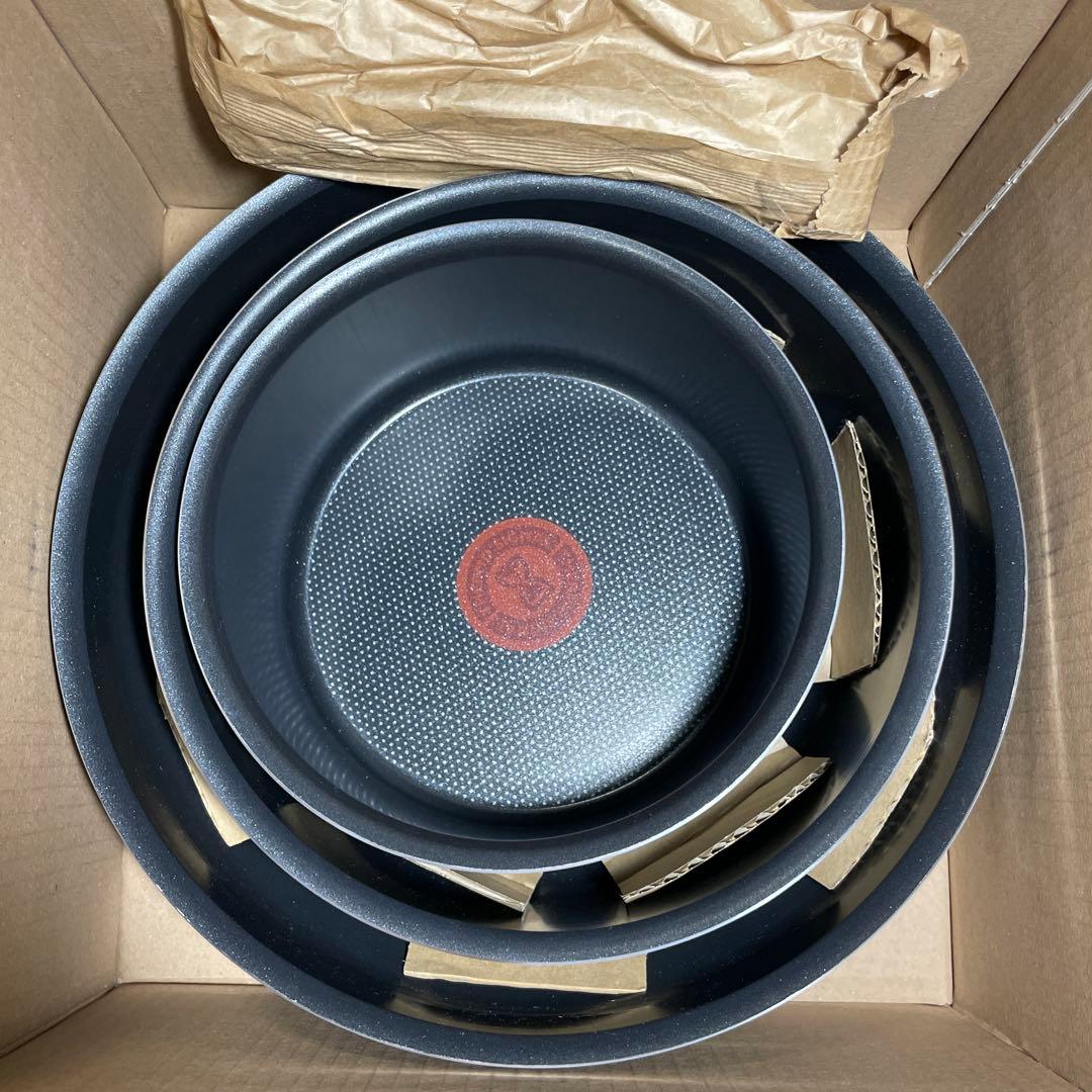 t-fal ティファール フレーズグレー 9点セットL16199