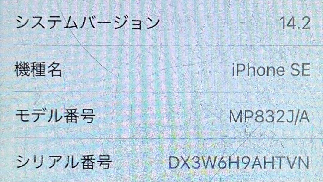 Apple iPhone SE シルバー 本体