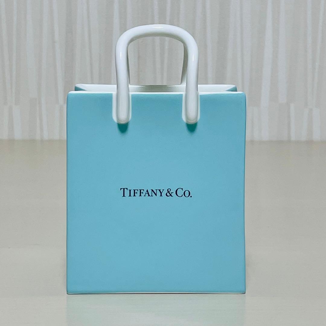 Tiffany & Co. ティファニー 陶器製 ショッパー型 置物