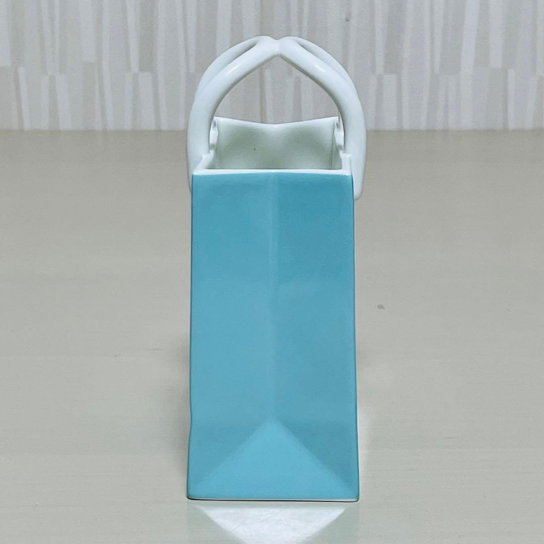 Tiffany & Co. ティファニー 陶器製 ショッパー型 置物