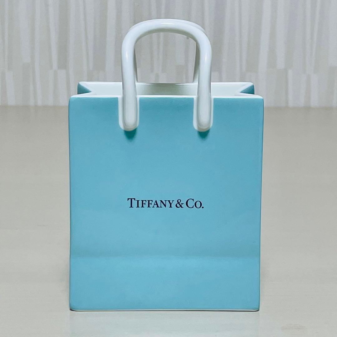 Tiffany & Co. ティファニー 陶器製 ショッパー型 置物