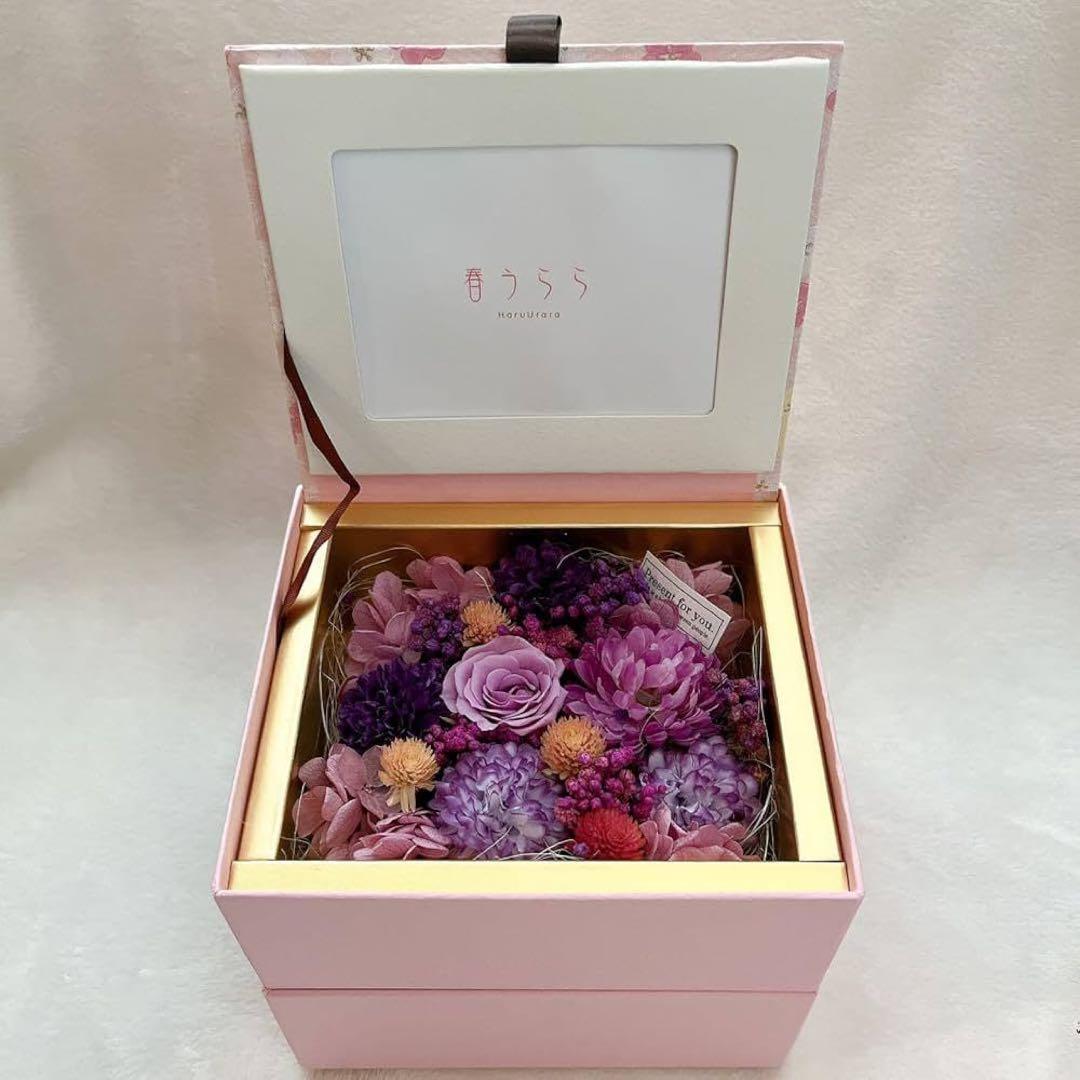 プリザーブドフラワーアレンジメント ギフトボックス入り