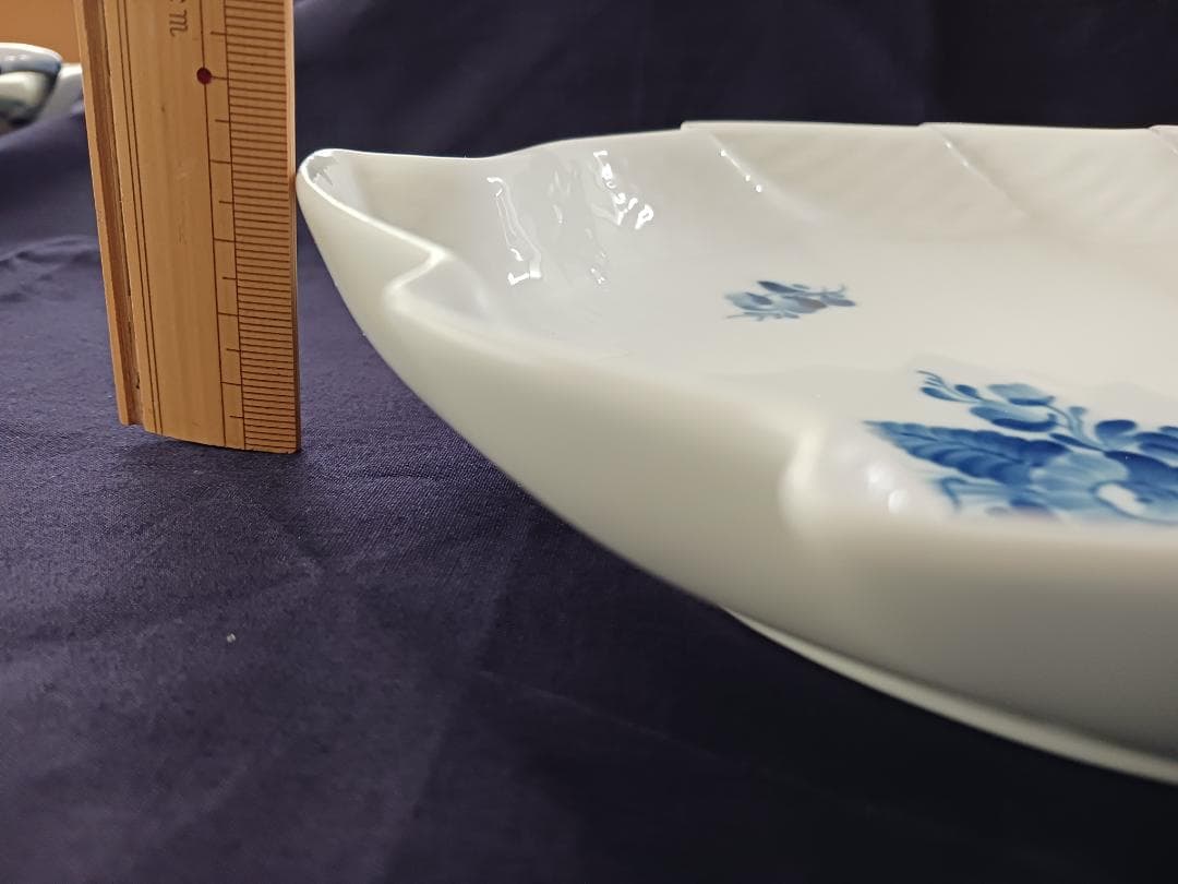 ロイヤルコペンハーゲン ブルーフラワー リーフディッシュ　2枚セット