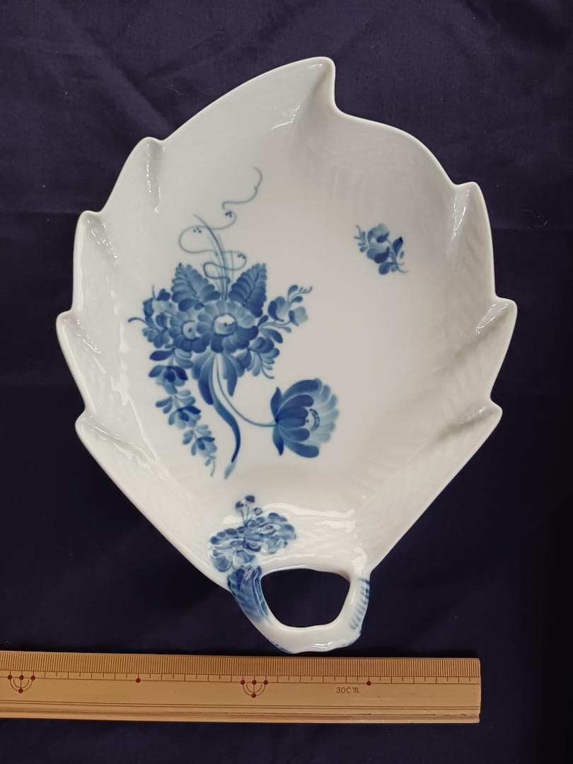 ロイヤルコペンハーゲン ブルーフラワー リーフディッシュ　2枚セット