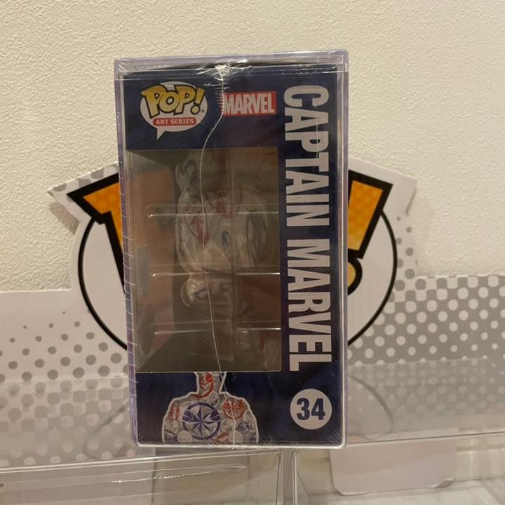 FUNKO POP! マーベル　キャプテンマーベル　アートシリーズ限定