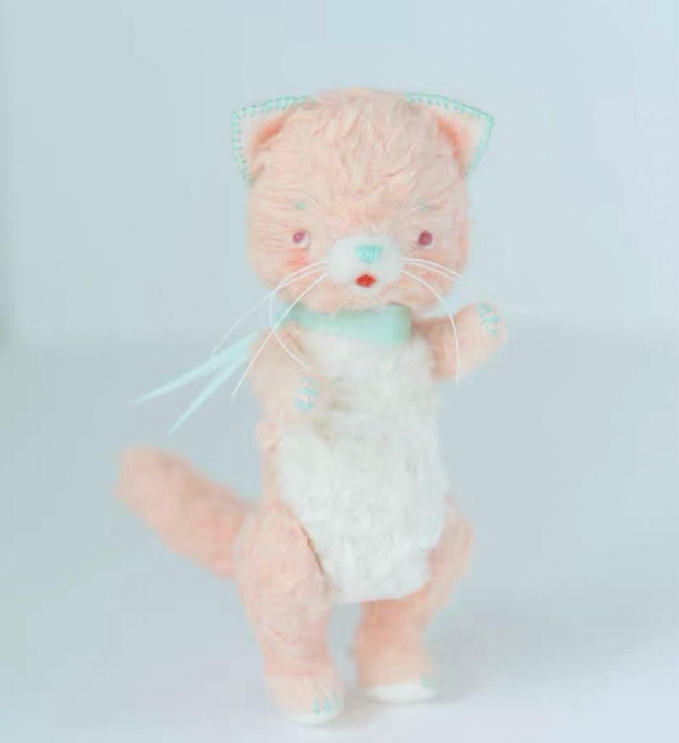 いちごソーダ仔猫 アーティストベア 海外作家様 ハンドメイド ぬいぐるみ