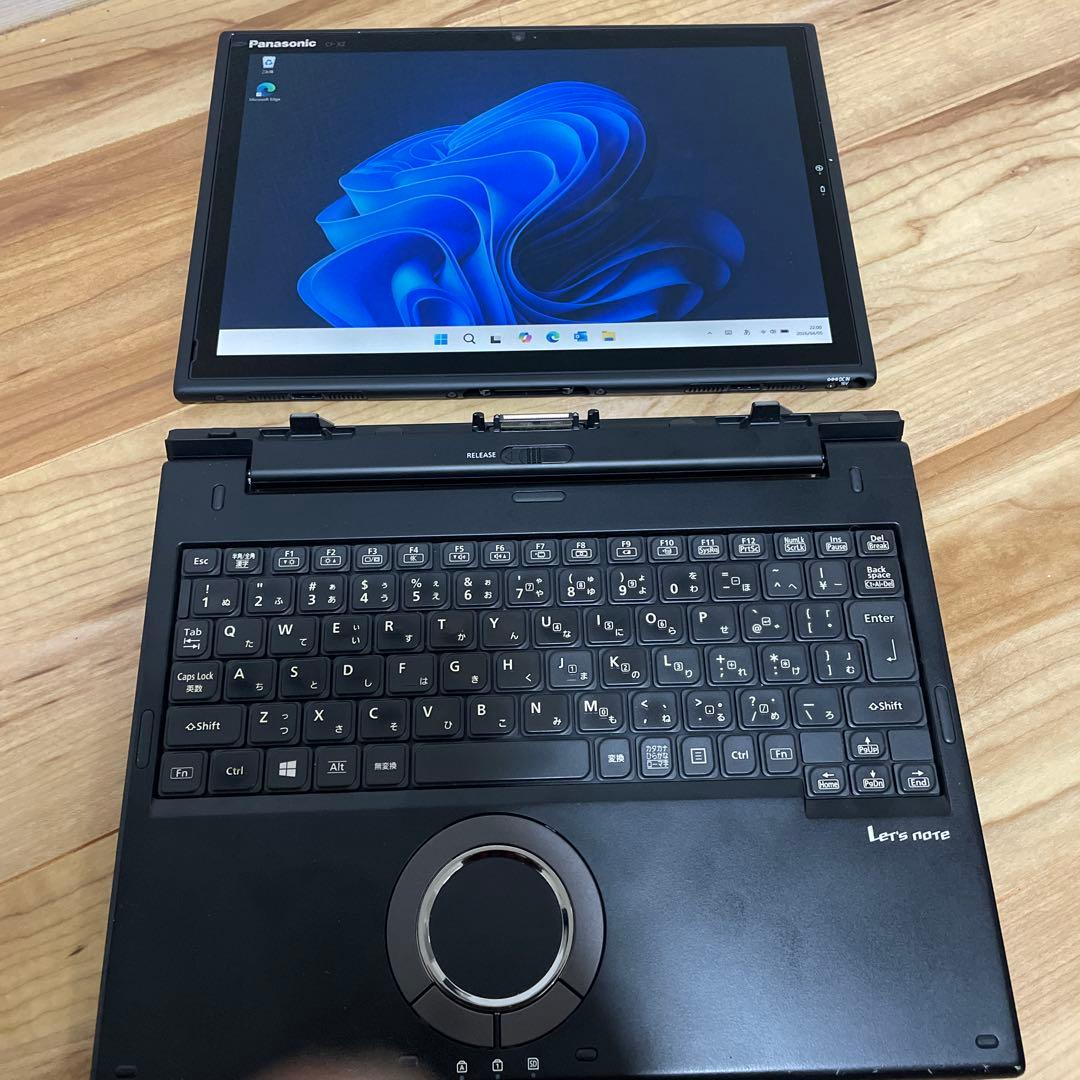 レッツノート　XZ6 ブラック　バッテリー良　Win11 良品