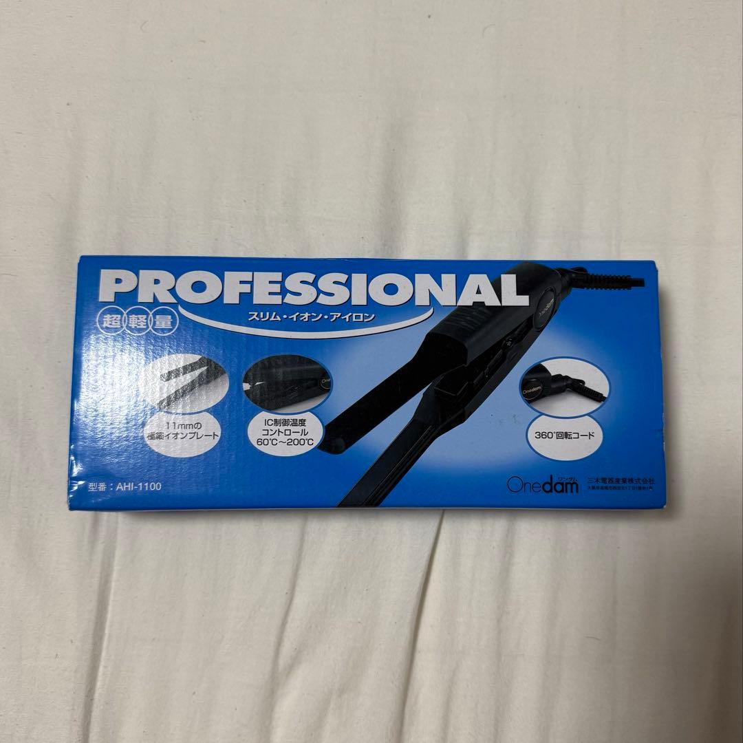 ワンダム ヘアアイロン スリムイオンアイロン 11mm AHI-1100