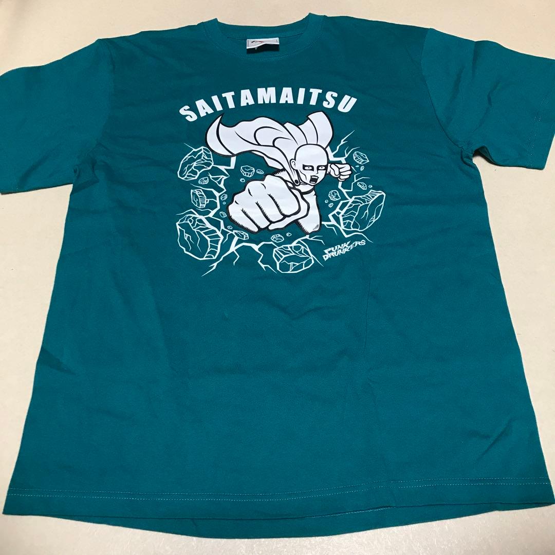 パンクドランカーズ XL ワンパンマン Tシャツ 緑 punk drunkers