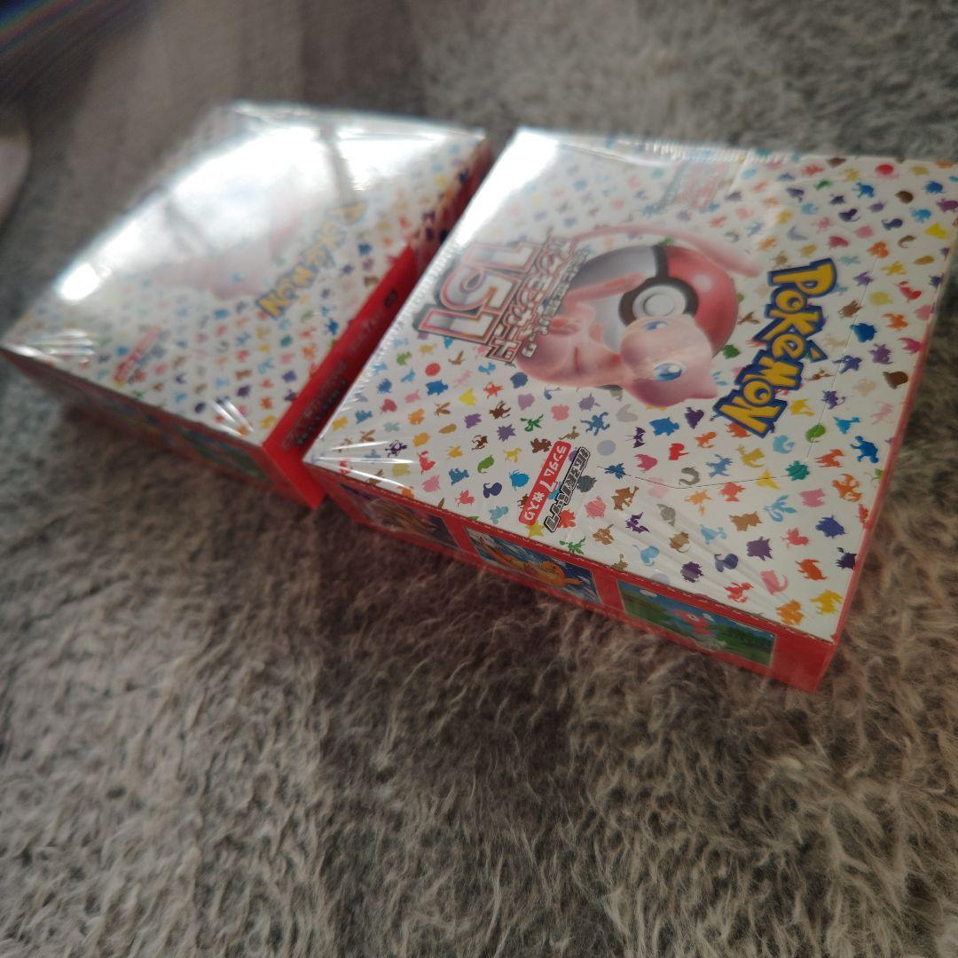 ポケモンカードゲーム強化拡張パック151(シュリンク付)未開封2BOX