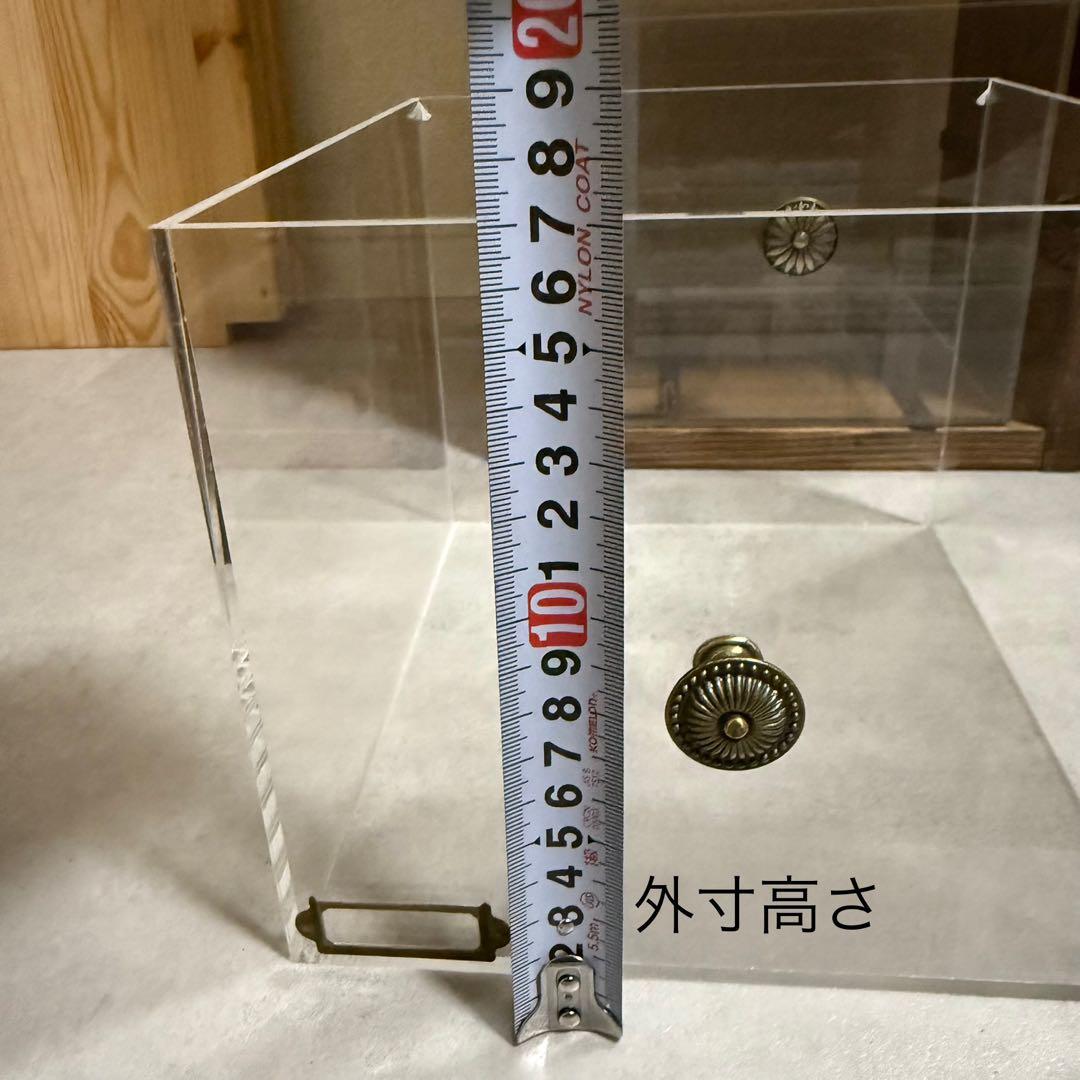 【アクリルボックス ディスプレイ棚 飾り棚用パーツ】 DIY ハンドメイド