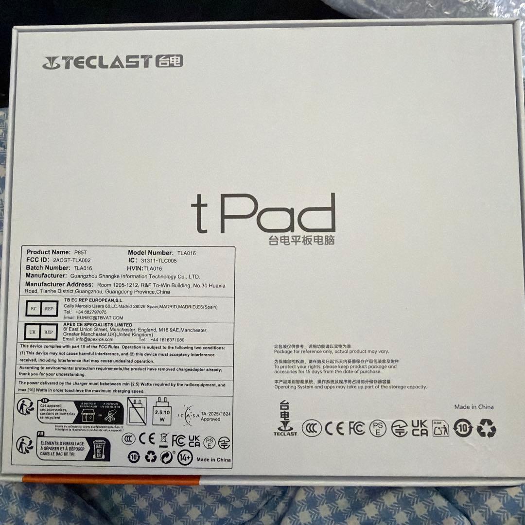 TECLAST t Pad TLA116 本体