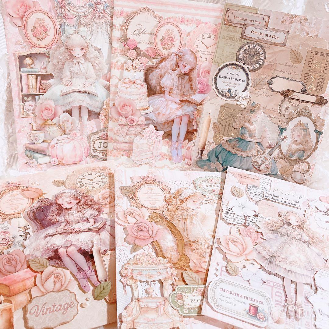 コラージュ平袋❤️23枚セット❤️ボックスつき❤️渾身のコラージュ❤️