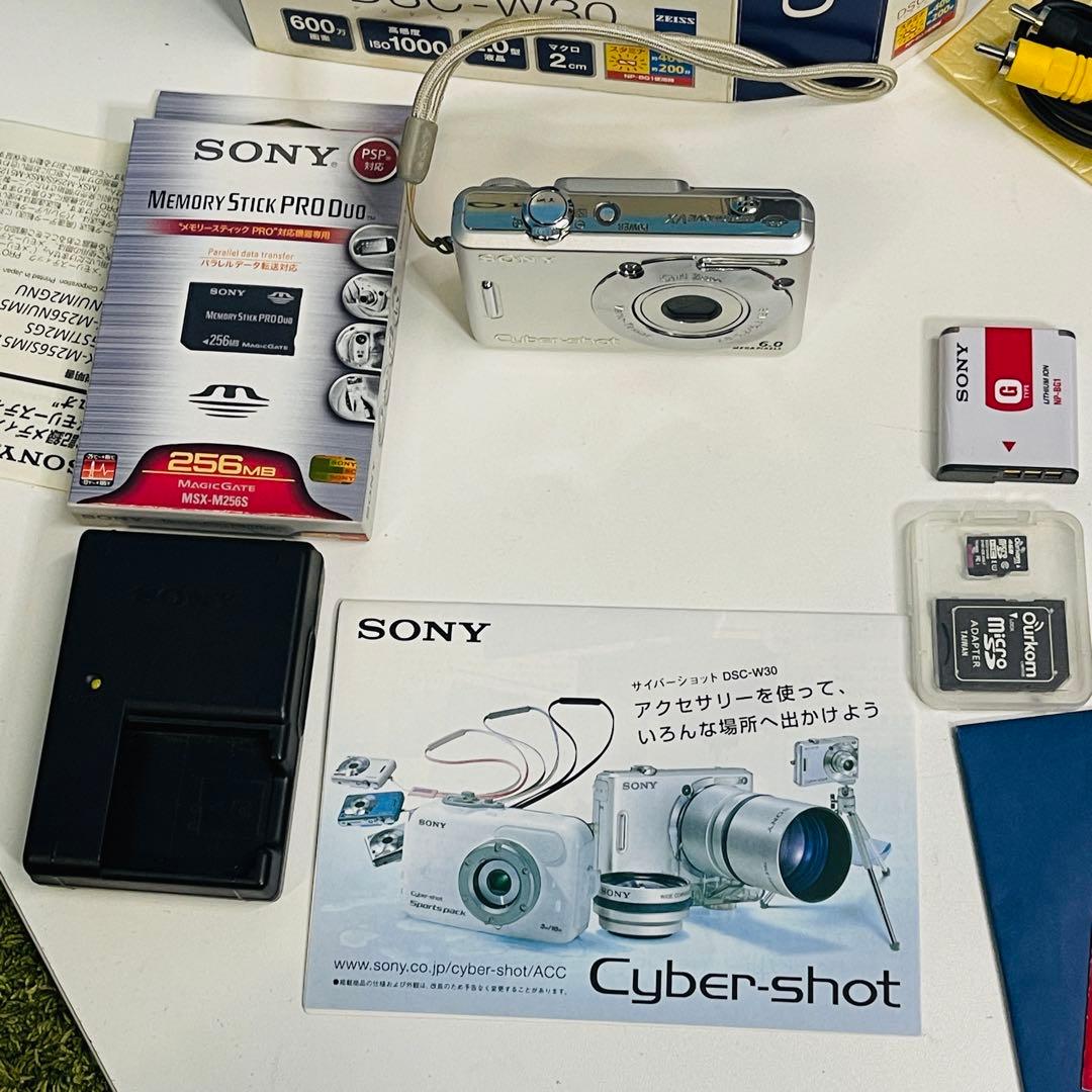 SONY Cyber-Shot DSC-W30コンパクトデジタルカメラ動作品