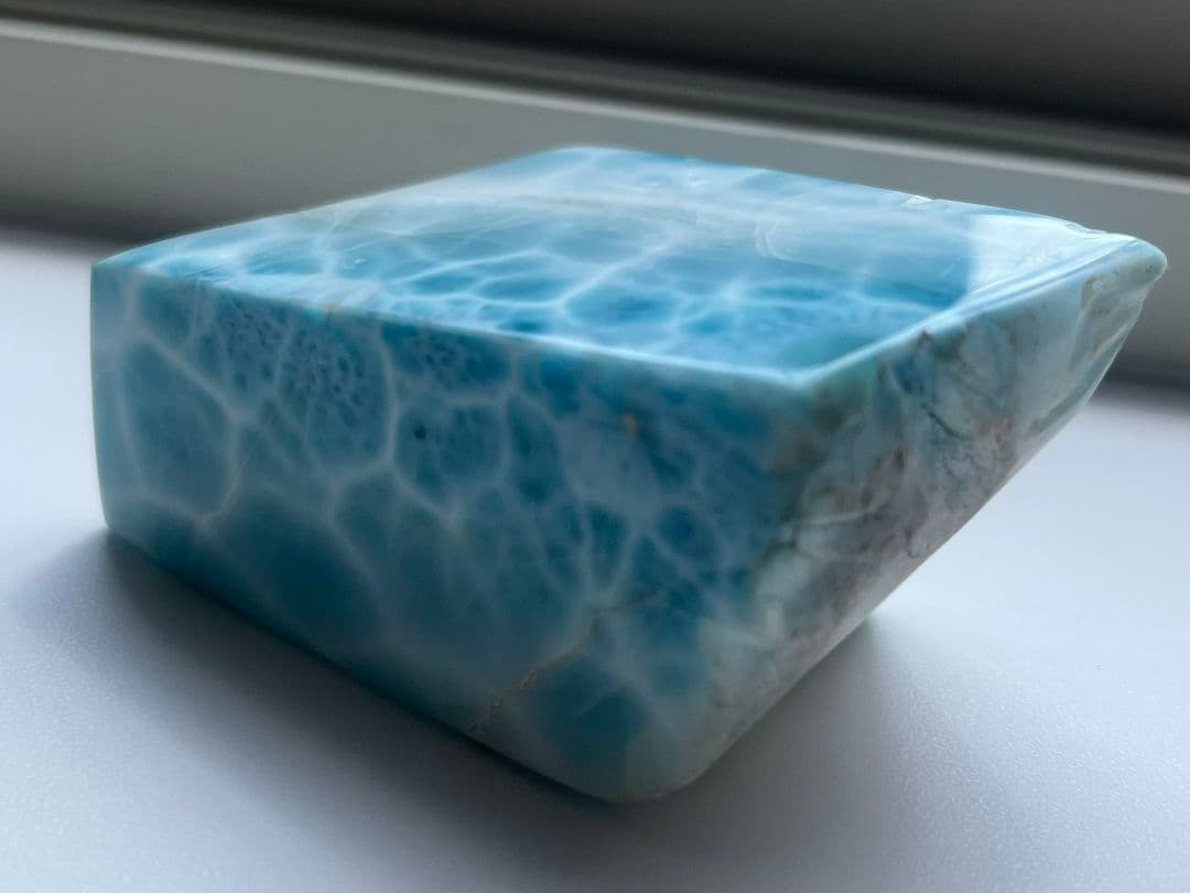 ラリマール　原石　197.4グラム