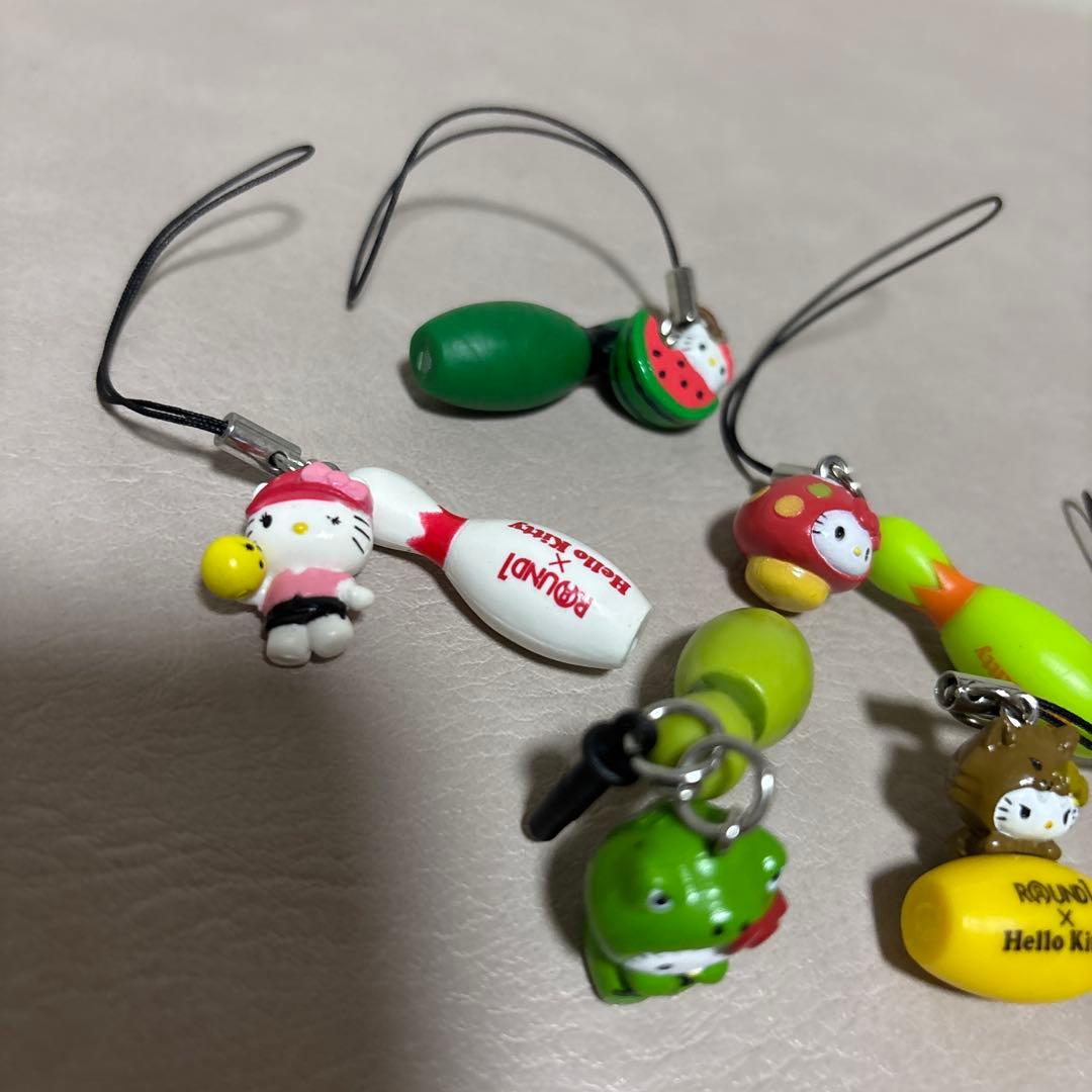 Hello Kittyハローキティ サンリオ©️ストラップ 根付セット非売品