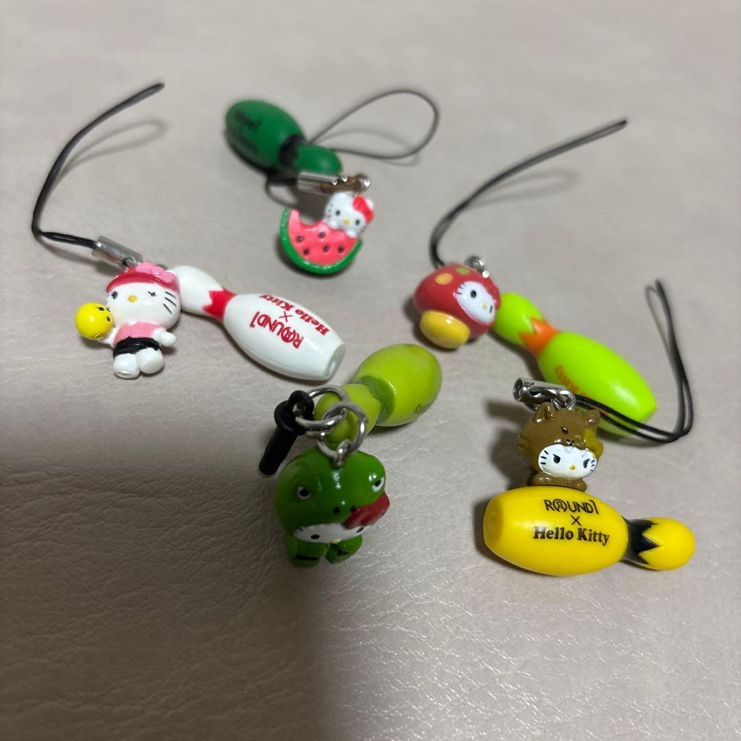 Hello Kittyハローキティ サンリオ©️ストラップ 根付セット非売品