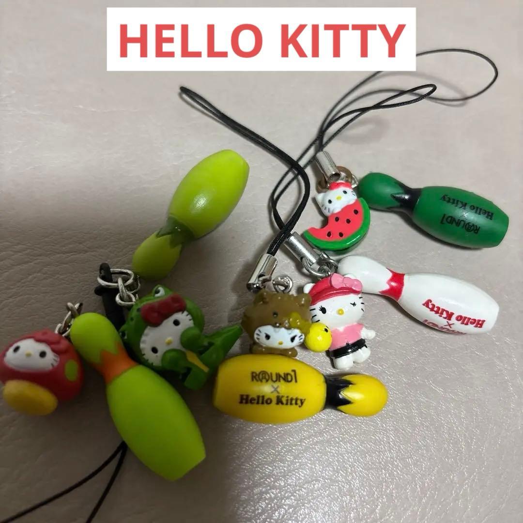 Hello Kittyハローキティ サンリオ©️ストラップ 根付セット非売品