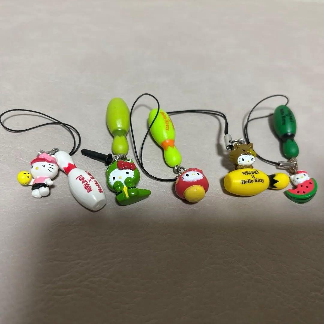 Hello Kittyハローキティ サンリオ©️ストラップ 根付セット非売品