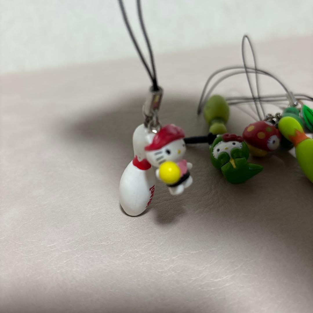 Hello Kittyハローキティ サンリオ©️ストラップ 根付セット非売品