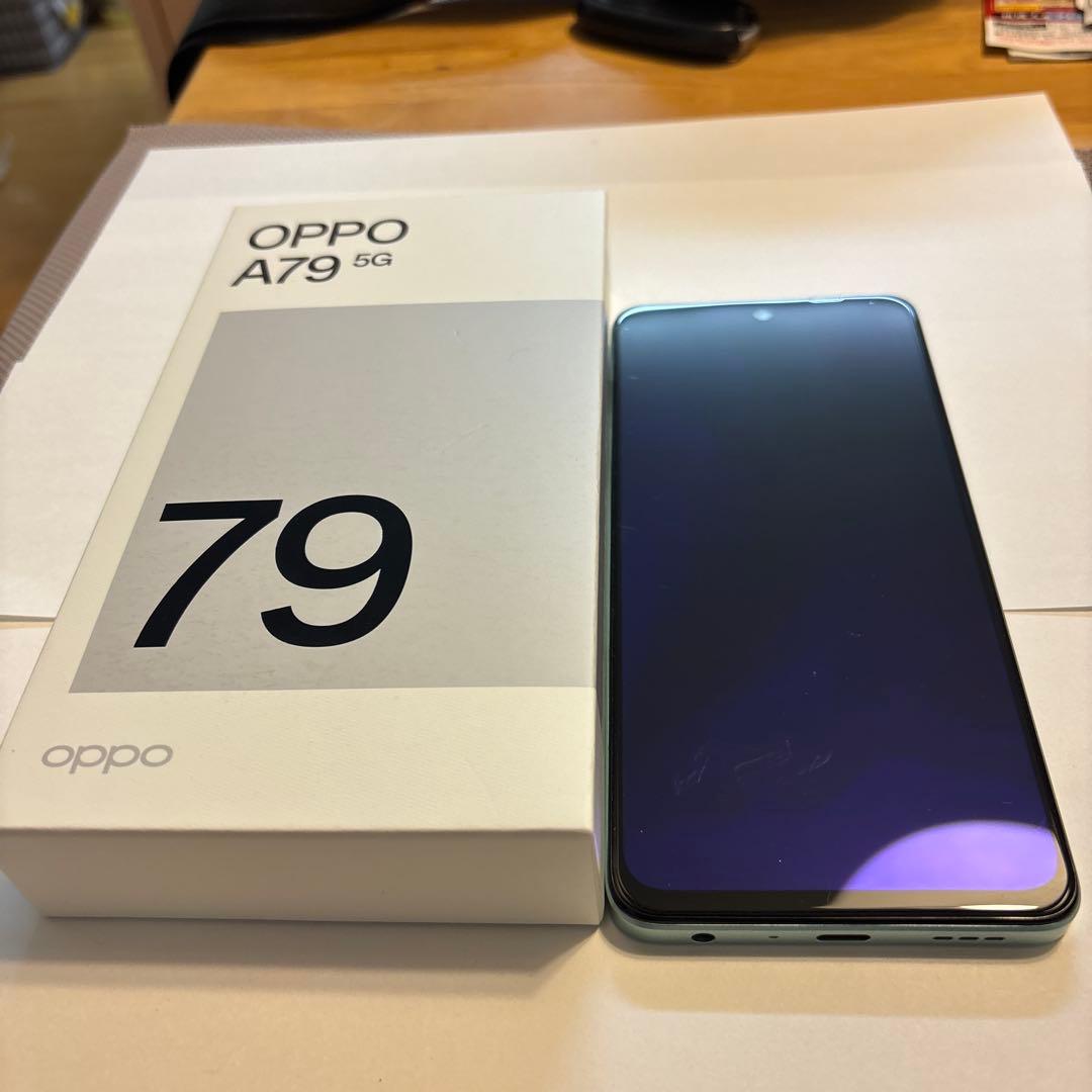 OPPO A79 5G グリーン SIMフリー 美品