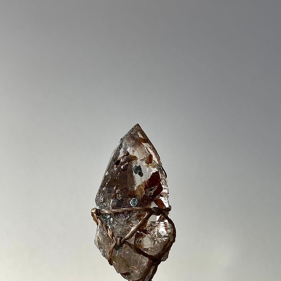 ヒマラヤ水晶 ガネッシュヒマール ＊ マクラメペンダント ネックレス 31