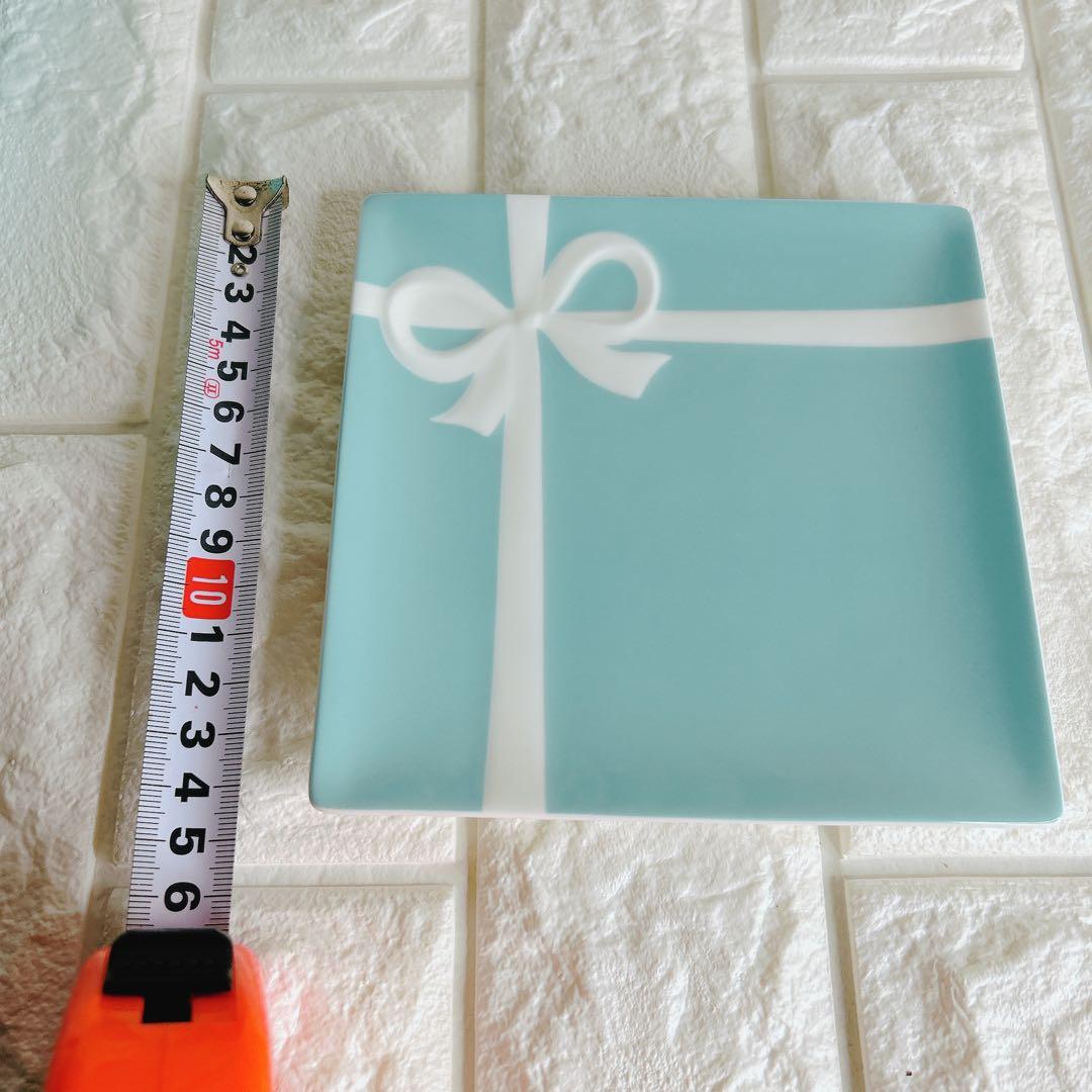 Tiffany & Co. ブルーボウデザートプレート2枚セット　ペア