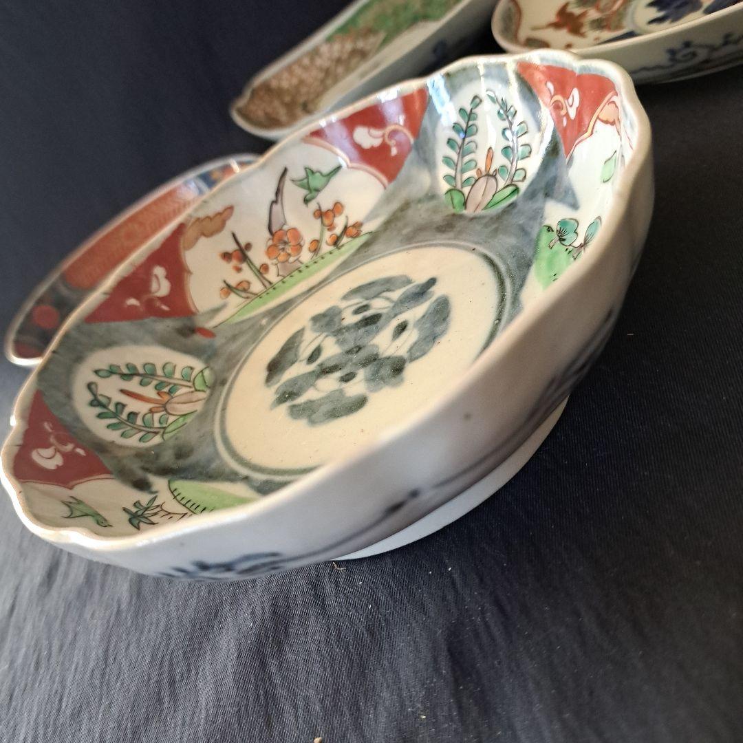 「ご成約者」です。 ご注意ください。「古伊万里色絵皿の競演！」 皿4客セッ