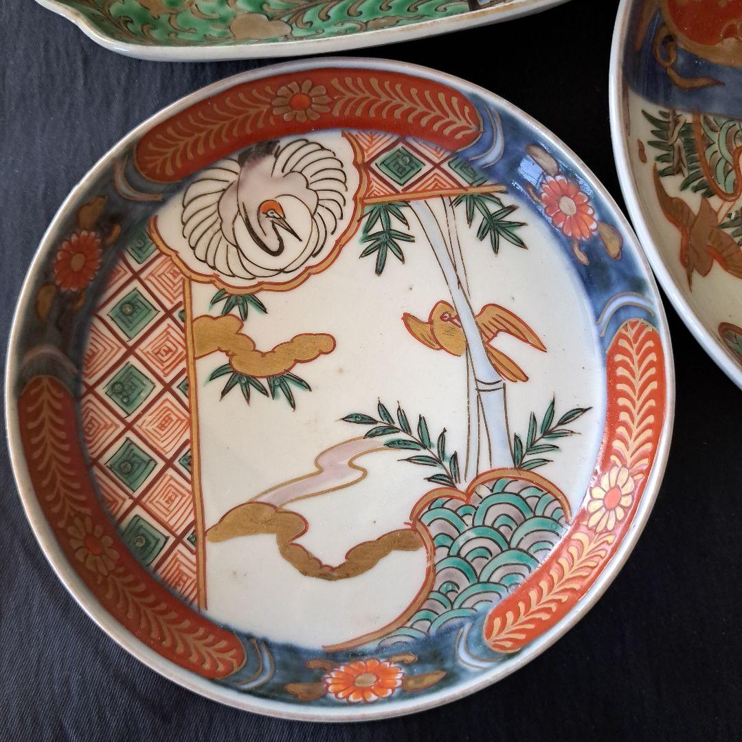 「ご成約者」です。 ご注意ください。「古伊万里色絵皿の競演！」 皿4客セッ