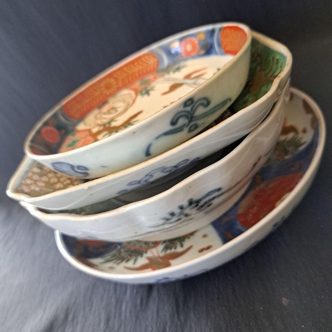 「ご成約者」です。 ご注意ください。「古伊万里色絵皿の競演！」 皿4客セッ